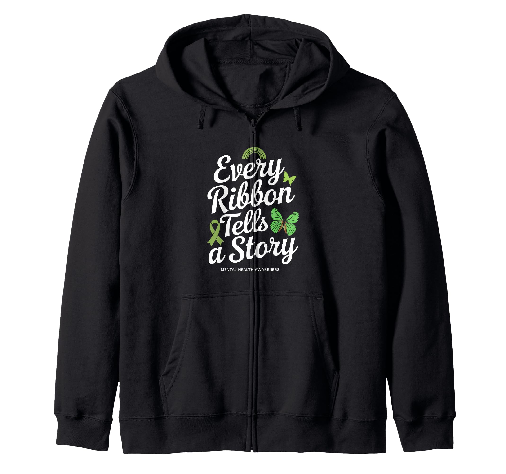 Mental Health Awareness Month Green T-Shirt - Minimalist Print Men Women - T-Shirt, Sweatshirt, Hoodie