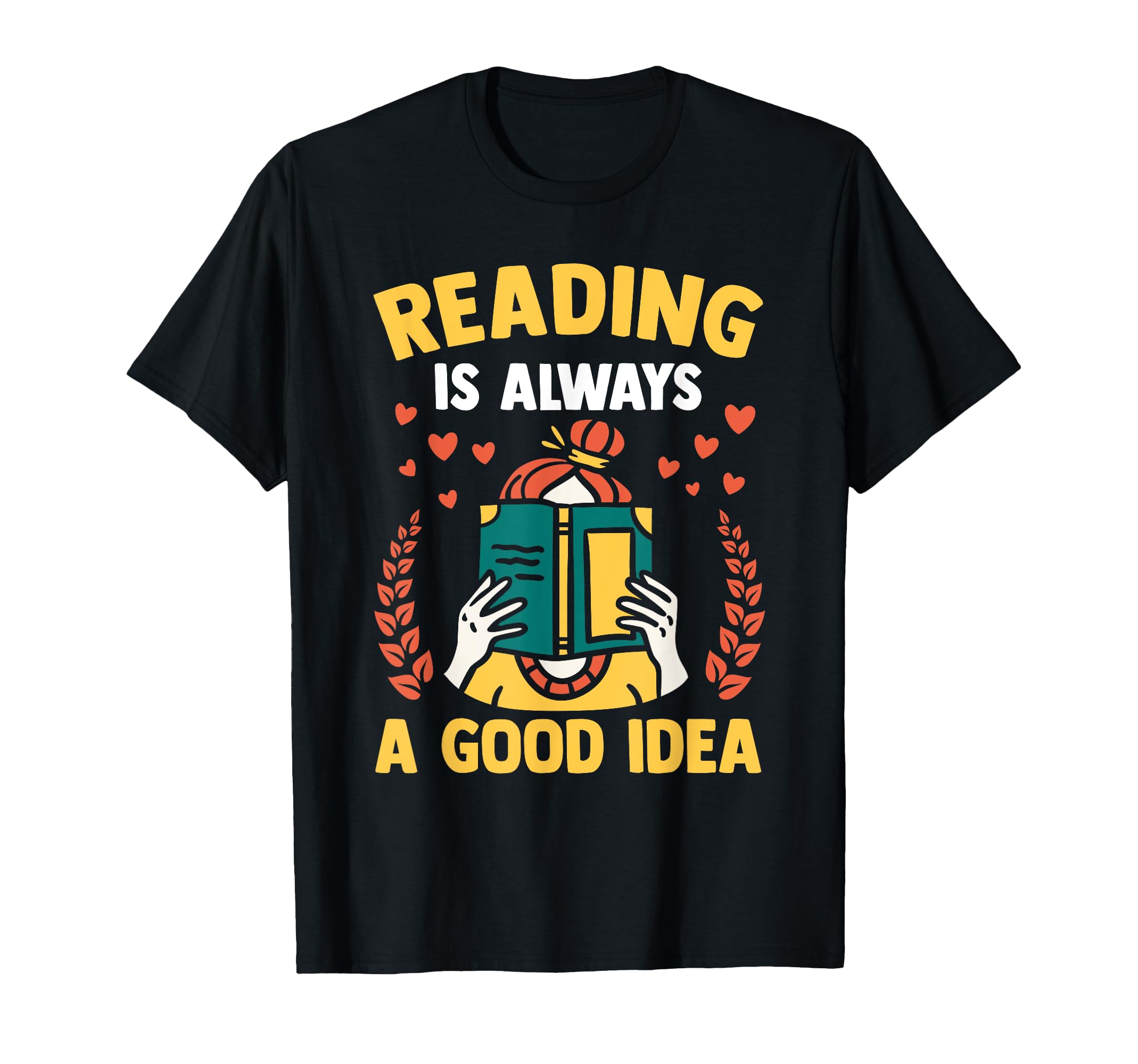 Bookworm Reading Lover Book Addict T-Shirt - Custom Art Print Men Women - T-Shirt, Sweatshirt, Hoodie
