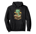 Dragon Bookworm Funny Fantasy Hoodie - Casual Everyday Wear for Adults - T-Shirt, Sweatshirt, Hoodie