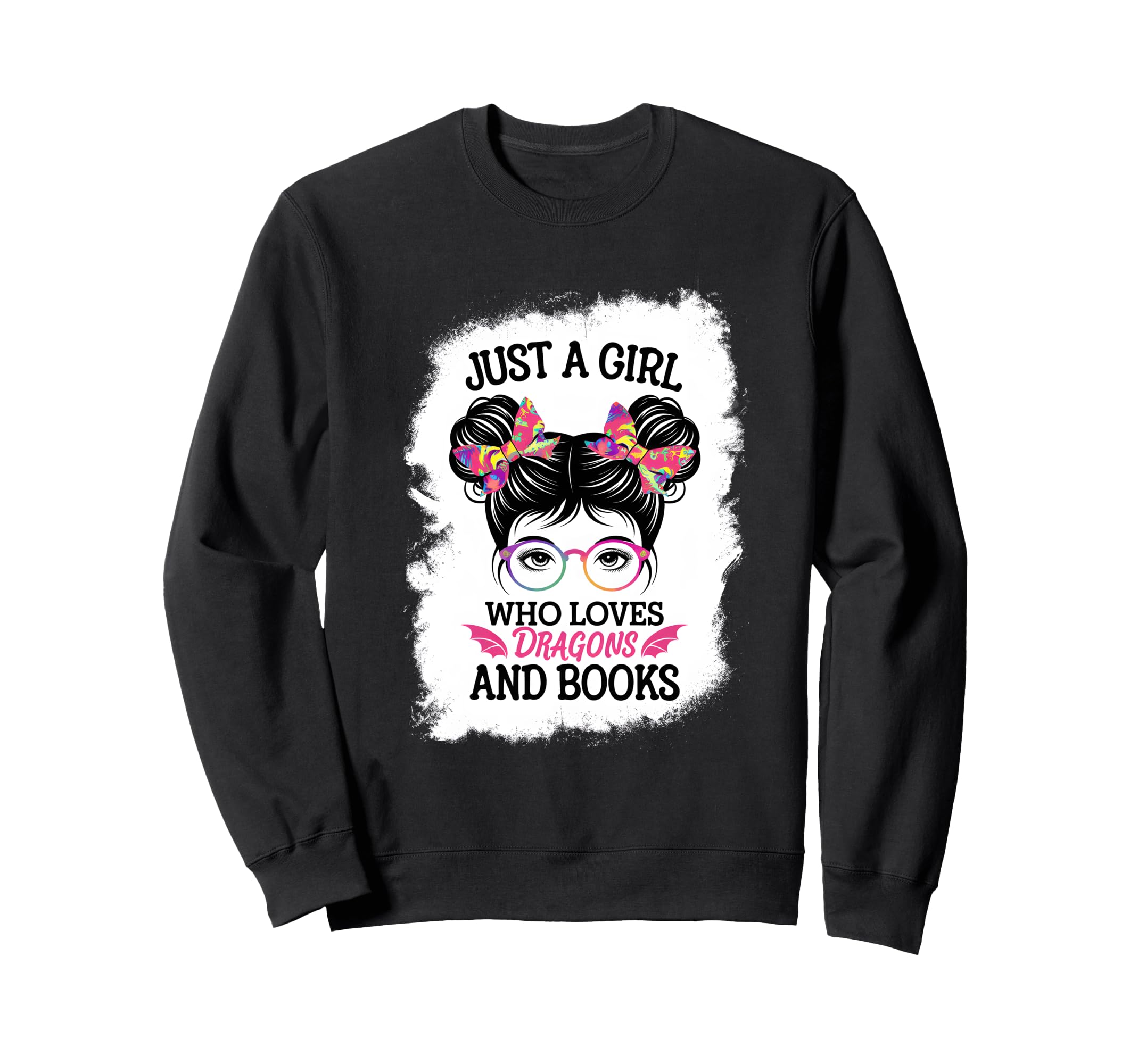 Just Who Loves Dragons And Books Sweatshirt - Streetwear Style Men Women - T-Shirt, Sweatshirt, Hoodie