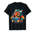 Dragon Reading Book Dragon T-Shirt - Casual Everyday Wear Unisex - T-Shirt, Sweatshirt, Hoodie