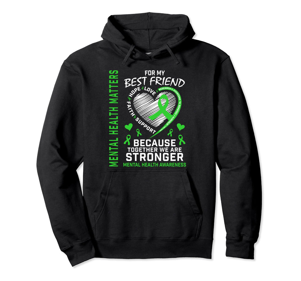 Mental Health Matters Awareness Best Hoodie - Custom Art Print Unisex - T-Shirt, Sweatshirt, Hoodie