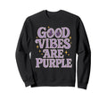 Amethyst Addict Healing Crystal Sweatshirt - Graphic Print Men Women - T-Shirt, Sweatshirt, Hoodie