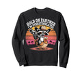 Overstimulated Raccoon Cowboy Funny Sweatshirt - Streetwear Style Unisex - T-Shirt, Sweatshirt, Hoodie
