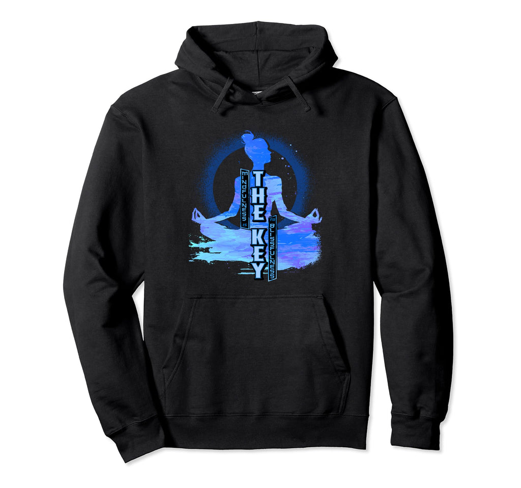 Mindfulness Is Key To Blissfulness Hoodie - Trendy Graphic Men Women - T-Shirt, Sweatshirt, Hoodie