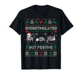 Overstimulated But Festive Opossum Ugly T-Shirt - Streetwear Style Unisex - T-Shirt, Sweatshirt, Hoodie