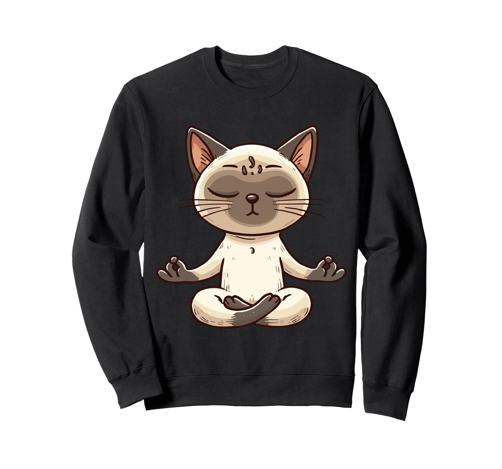 Meditation Siamese Yoga Pose Sweatshirt - Fun Novelty Design Unisex - T-Shirt, Sweatshirt, Hoodie
