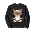 Meditation Siamese Yoga Pose Sweatshirt - Fun Novelty Design Unisex - T-Shirt, Sweatshirt, Hoodie