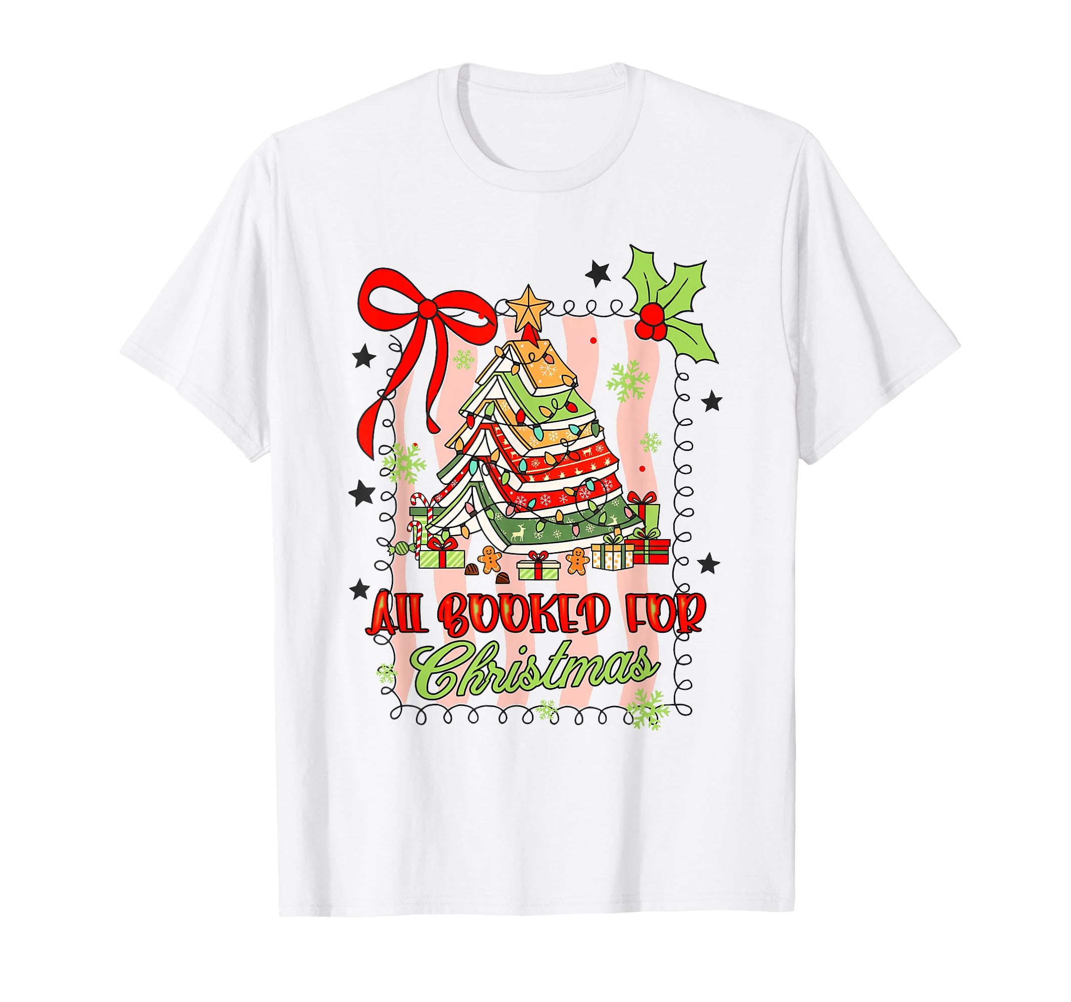 Book Lover Reading Teacher All Booked T-Shirt - Custom Art Print Men Women - T-Shirt, Sweatshirt, Hoodie
