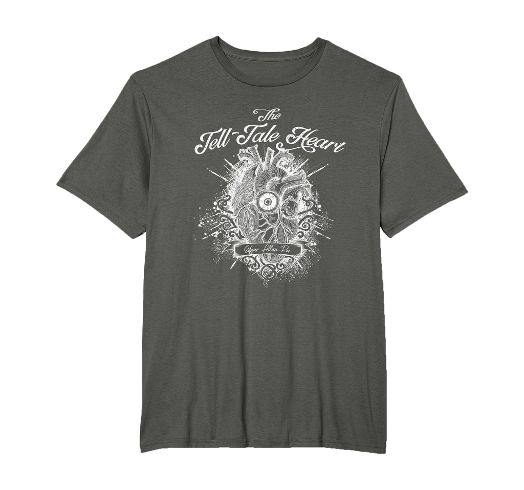 Tell Tale Heart Edgar Allan Poe T-Shirt - Casual Everyday Wear Men Women - T-Shirt, Sweatshirt, Hoodie