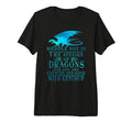 Meddle Not Affairs Dragons Tri Blend T-Shirt - Trendy Graphic Unisex - T-Shirt, Sweatshirt, Hoodie