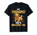 Retriever Therapy Service Dog T-Shirt - Graphic Print Men Women - T-Shirt, Sweatshirt, Hoodie