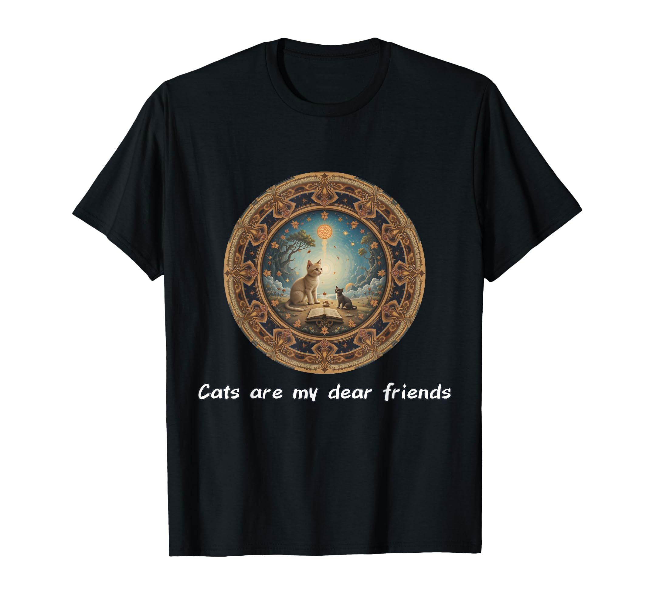 Cats Are My Best Friends Sacred T-Shirt - Trendy Graphic for Adults - T-Shirt, Sweatshirt, Hoodie