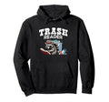 Trash Reader Bookish Raccoon Funny Hoodie - Aesthetic Graphic for Adults - T-Shirt, Sweatshirt, Hoodie