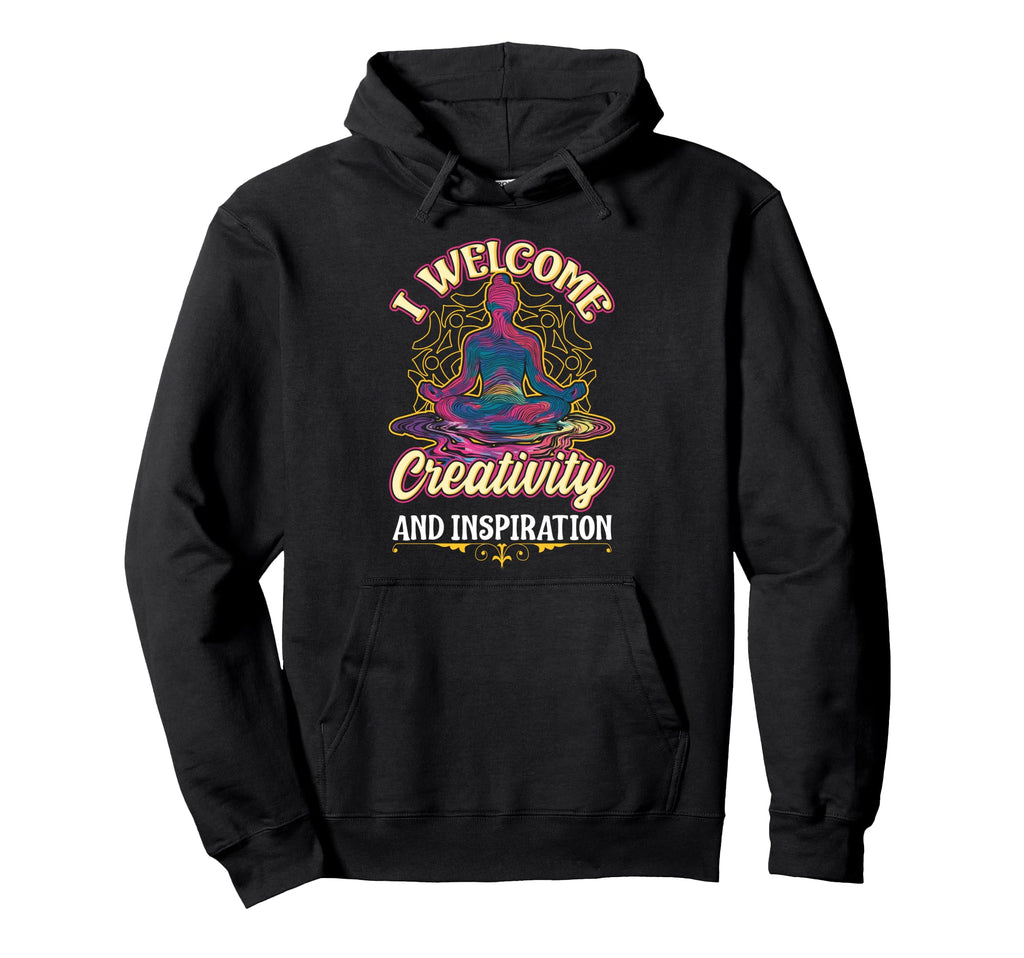 Psychedelic Yoga Meditation Creativity Hoodie - Unique Graphic Men Women - T-Shirt, Sweatshirt, Hoodie