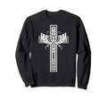 Sacred Cross Moth Goth Horror Sweatshirt - Unique Graphic Men Women - T-Shirt, Sweatshirt, Hoodie