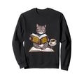 Life Is Better Cats Coffee Books Sweatshirt - Aesthetic Graphic Men Women - T-Shirt, Sweatshirt, Hoodie