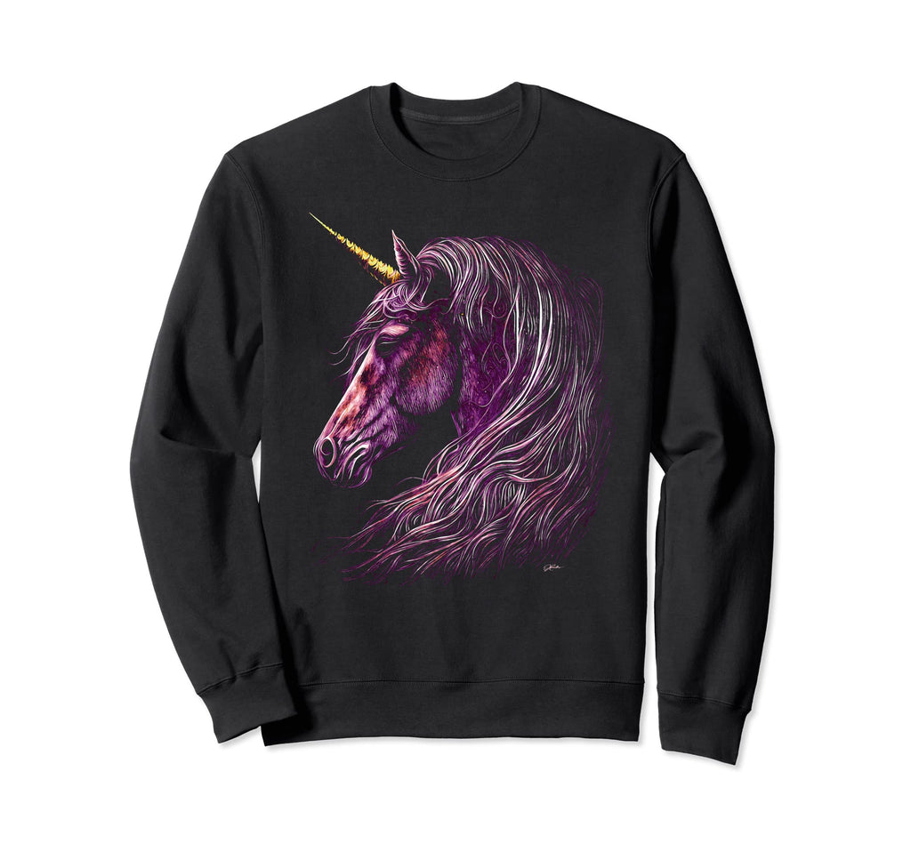 Unicorn Sweatshirt - Minimalist Print for Adults - T-Shirt, Sweatshirt, Hoodie