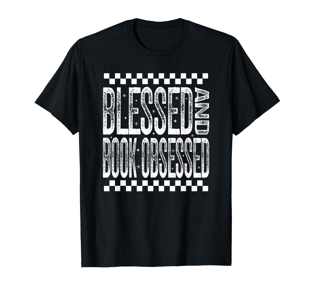 Blessed Book Obsessed Christian T-Shirt - Aesthetic Graphic for Adults - T-Shirt, Sweatshirt, Hoodie
