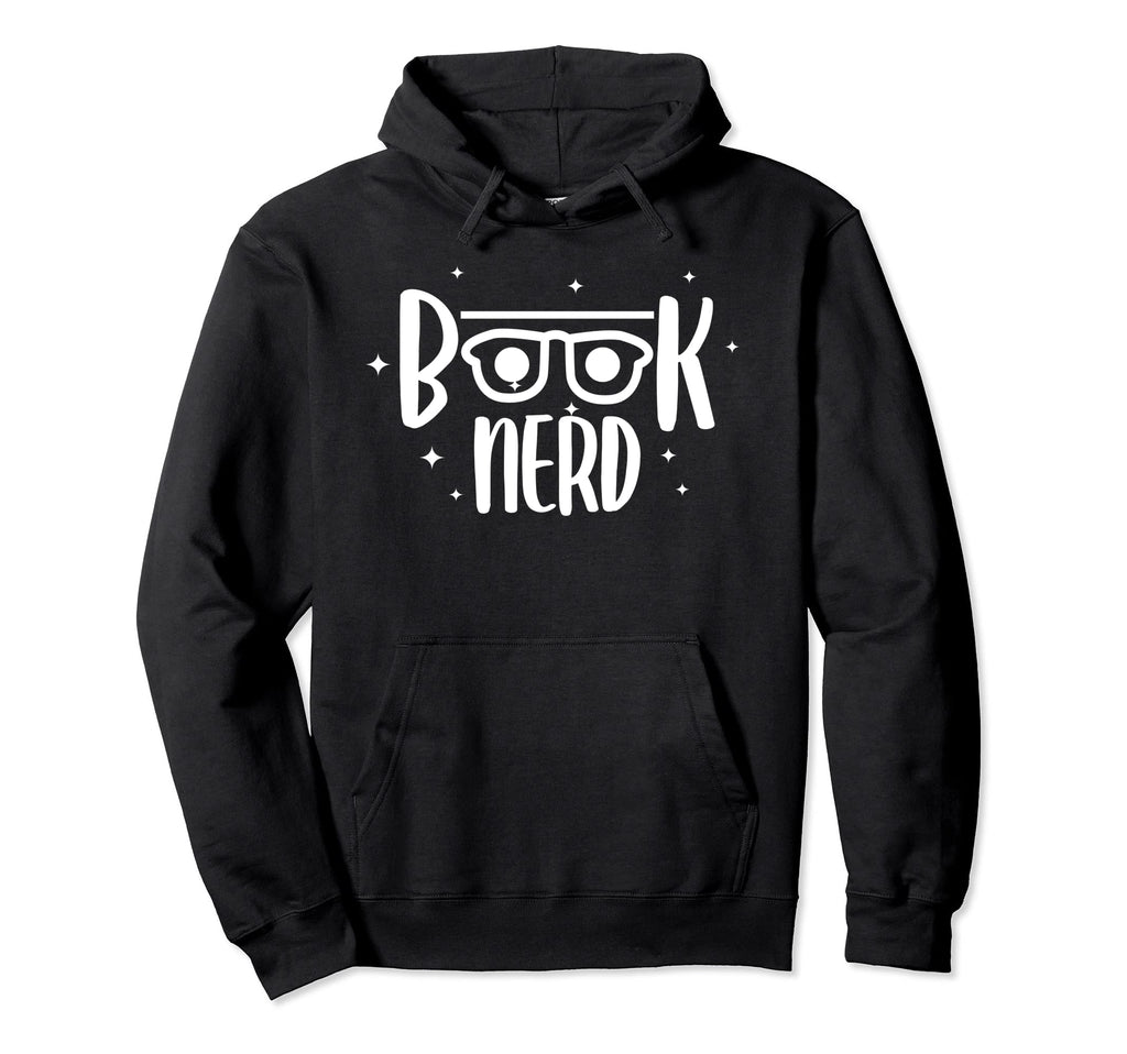 Comical Ladies Book Nerd Funny Geek Gift Hoodie - Graphic Print Men Women - T-Shirt, Sweatshirt, Hoodie