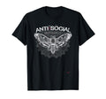 Anti Social Butterfly Funny Sarcastic T-Shirt - Novelty Apparel Unisex - T-Shirt, Sweatshirt, Hoodie