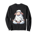 Meditation Sheep Yoga Pose Sweatshirt - Fun Novelty Design for Adults - T-Shirt, Sweatshirt, Hoodie