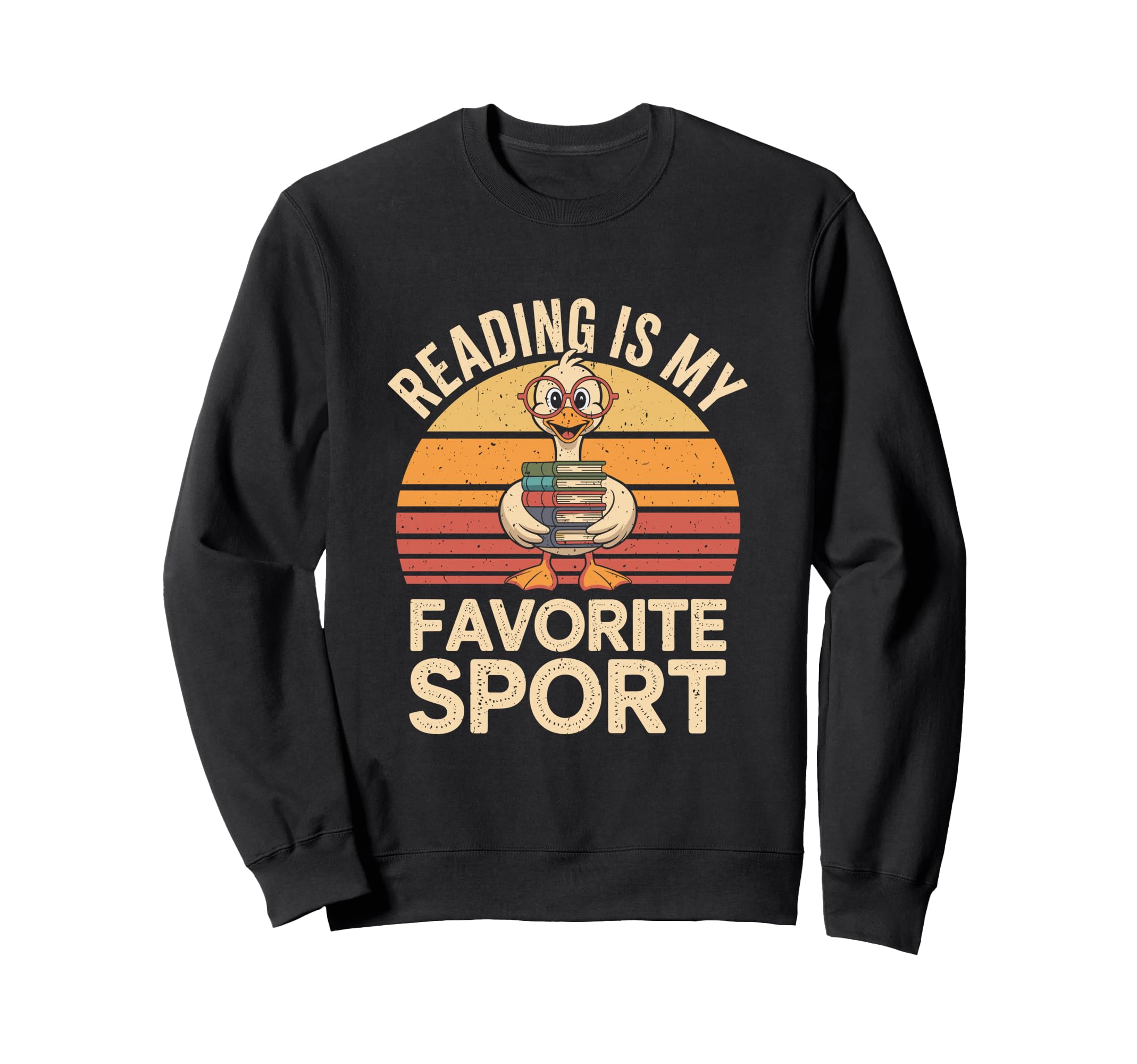 Reading Is My Favorite Sport Funny Sweatshirt - Novelty Apparel for Adults - T-Shirt, Sweatshirt, Hoodie