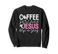 Funny Coffee Gets Me Started Sweatshirt - Casual Everyday Wear Unisex - T-Shirt, Sweatshirt, Hoodie