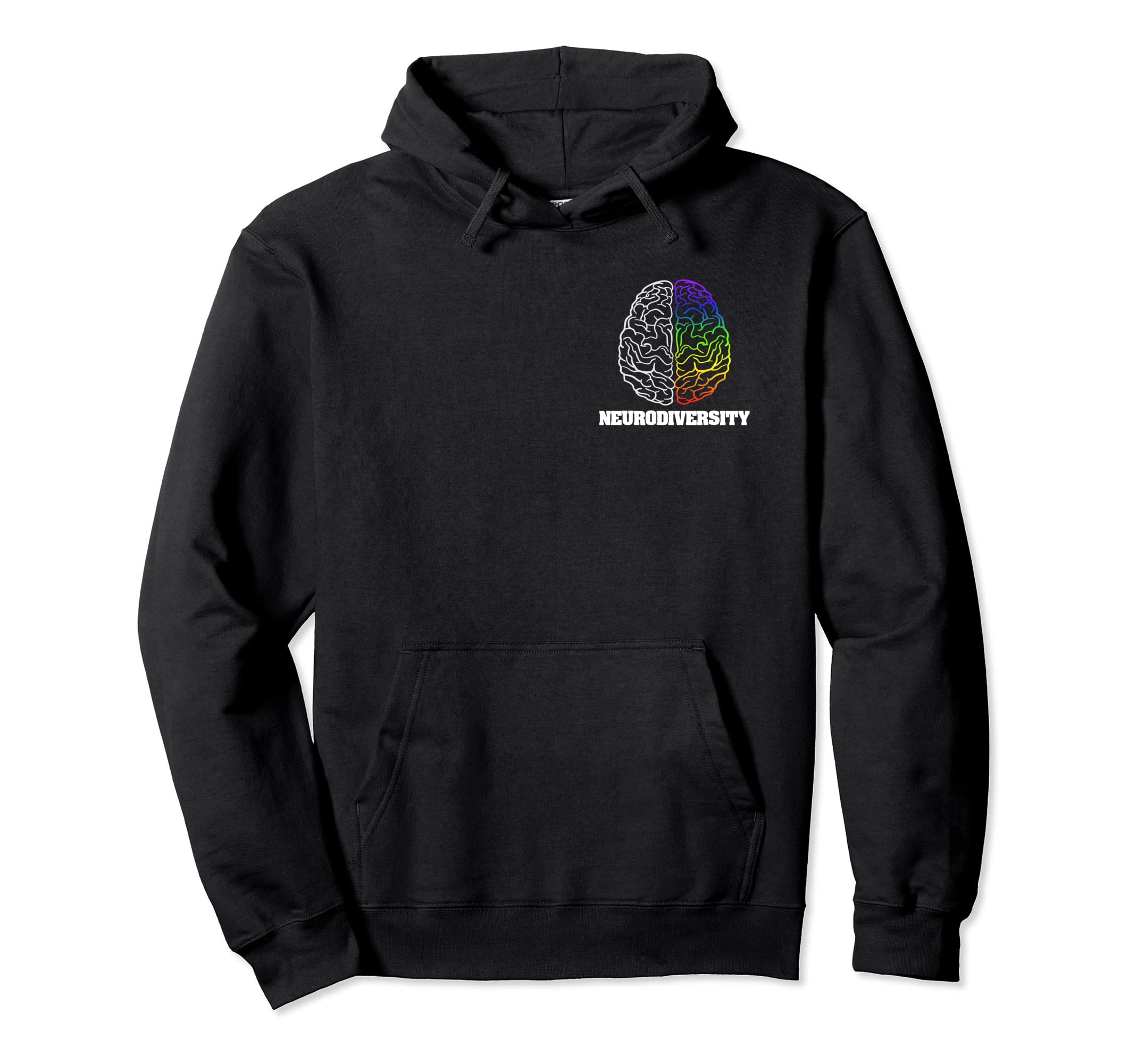 Embrace Neurodiversity Autism Adhd Asd Hoodie - Minimalist Print Men Women - T-Shirt, Sweatshirt, Hoodie