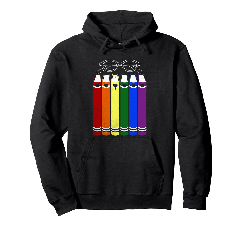 Lgbt Librarian Library Book Reading Hoodie - Aesthetic Graphic Unisex - T-Shirt, Sweatshirt, Hoodie
