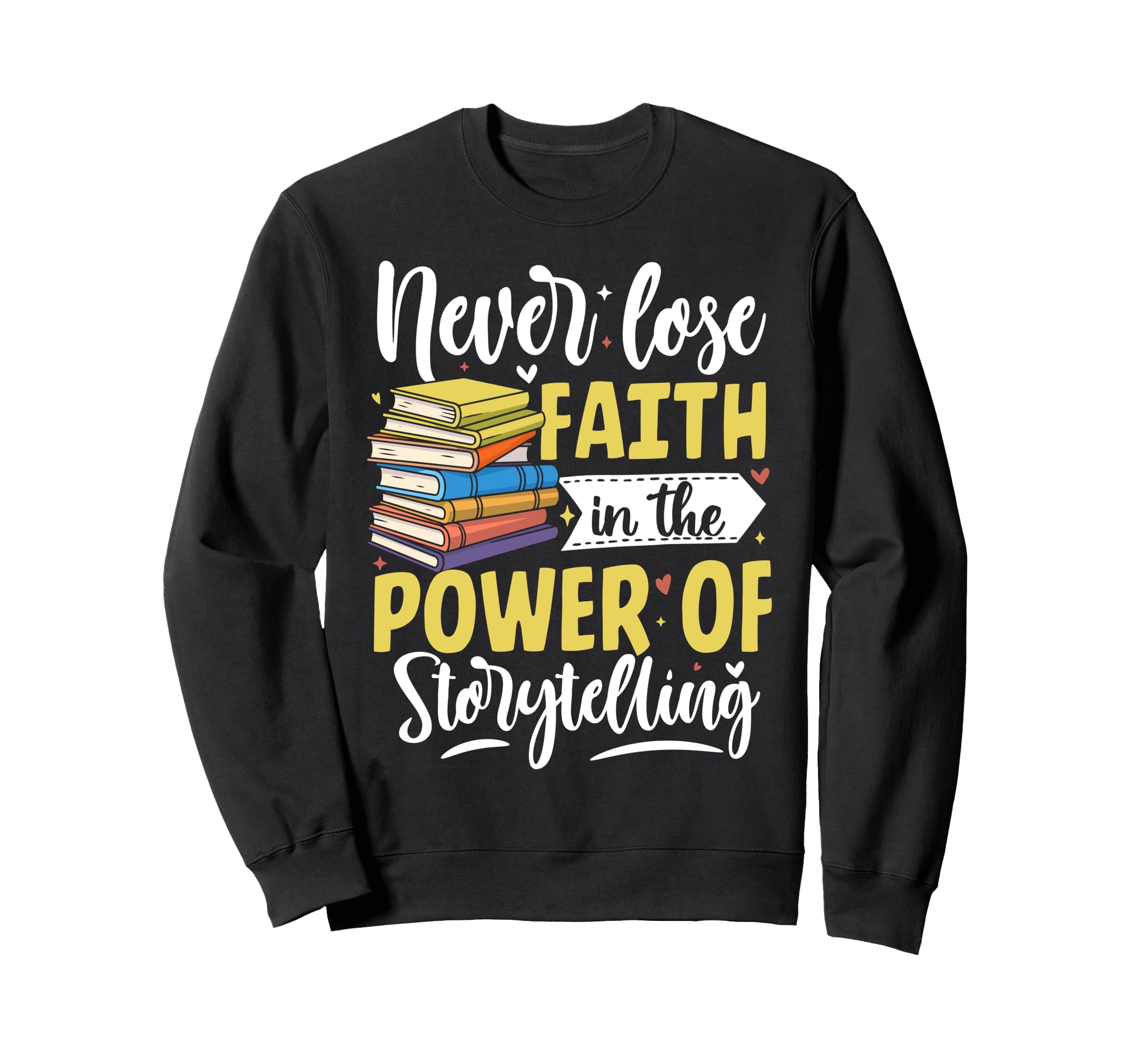 Book Lover Bookworm Storytelling Sweatshirt - Custom Art Print for Adults - T-Shirt, Sweatshirt, Hoodie