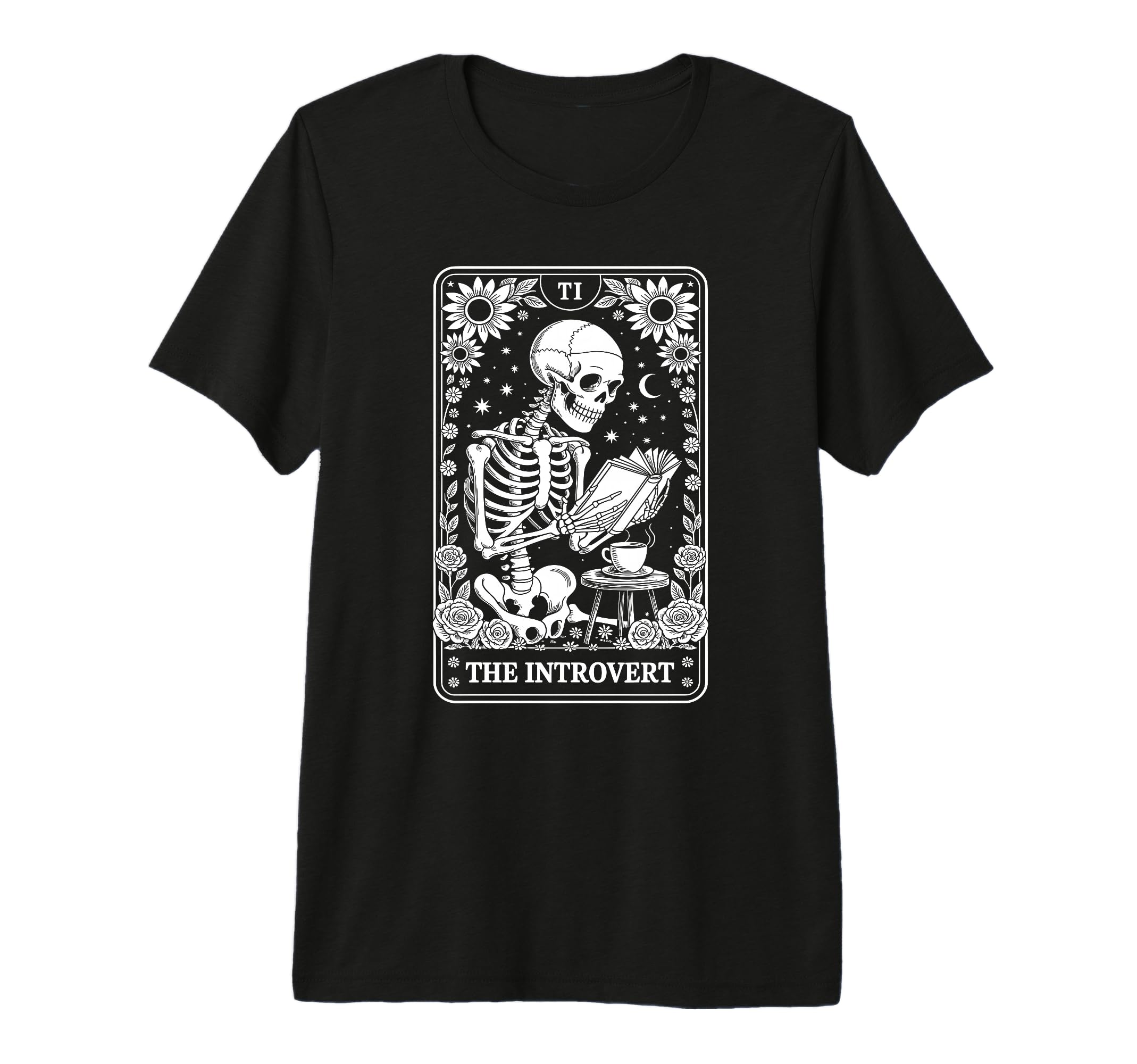 Introvert Tarot Indoorsy Antisocial T-Shirt - Trendy Graphic Unisex - T-Shirt, Sweatshirt, Hoodie