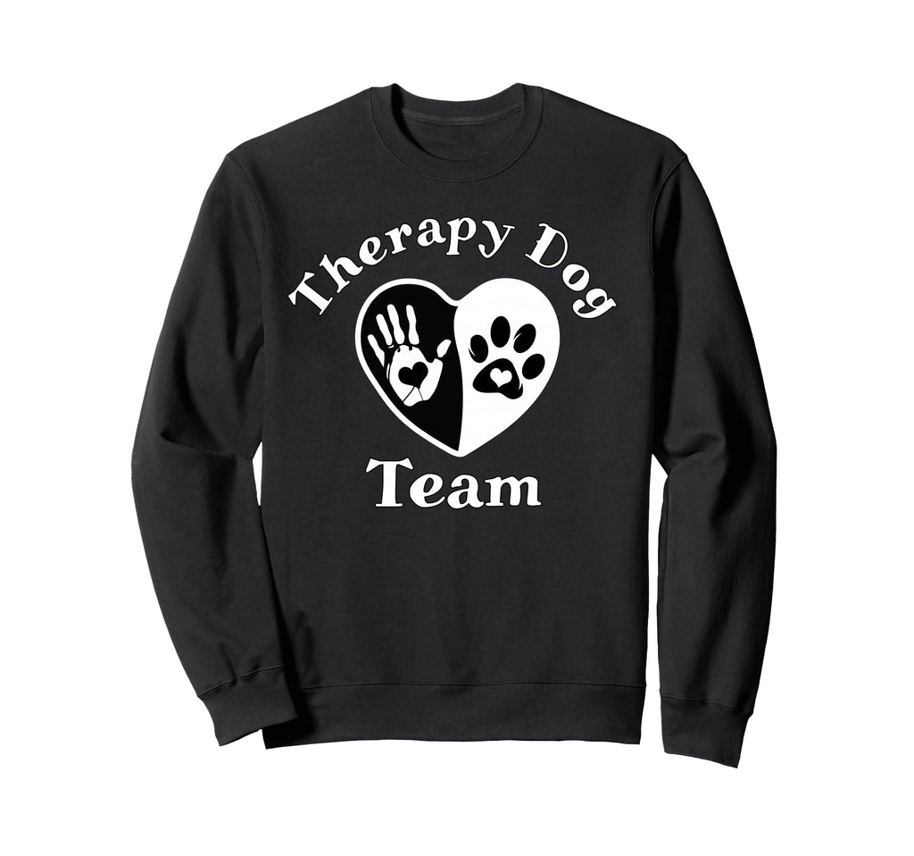 Therapy Dog Team Animal Assisted Sweatshirt - Custom Art Print Men Women - T-Shirt, Sweatshirt, Hoodie