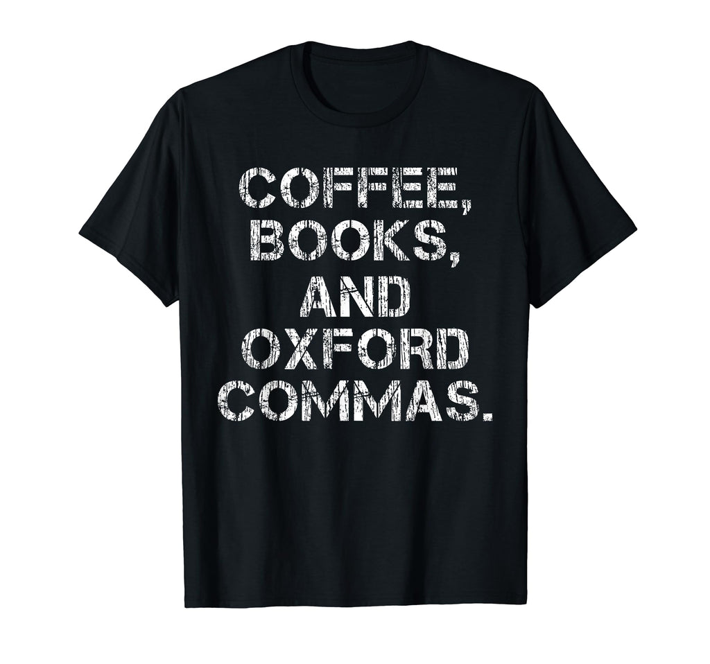 English Teacher Coffee Books Punctuation T-Shirt - Graphic Print for Adults - T-Shirt, Sweatshirt, Hoodie