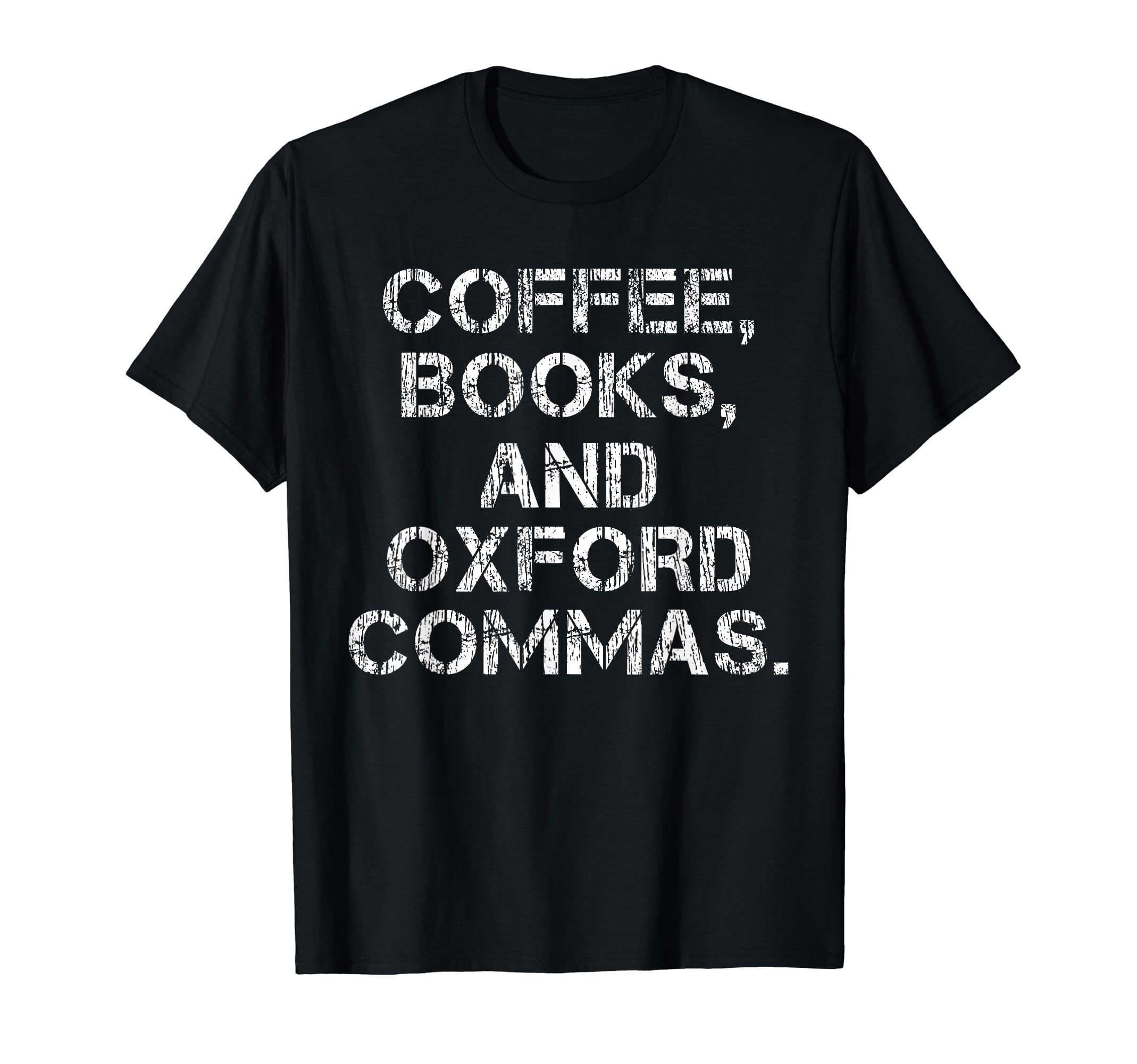 English Teacher Coffee Books Punctuation T-Shirt - Graphic Print for Adults - T-Shirt, Sweatshirt, Hoodie