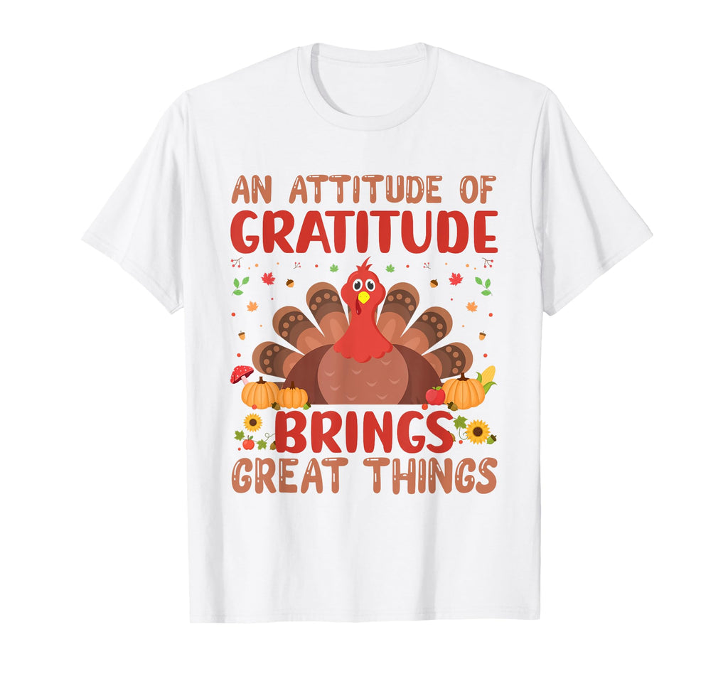 Attitude Gratitude Brings Great T-Shirt - Aesthetic Graphic Men Women - T-Shirt, Sweatshirt, Hoodie