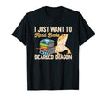 I Just Want To Read Books And Pet My T-Shirt - Aesthetic Graphic Unisex - T-Shirt, Sweatshirt, Hoodie