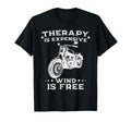 Therapy Is Expensive Wind Is Free T-Shirt - Aesthetic Graphic Unisex - T-Shirt, Sweatshirt, Hoodie