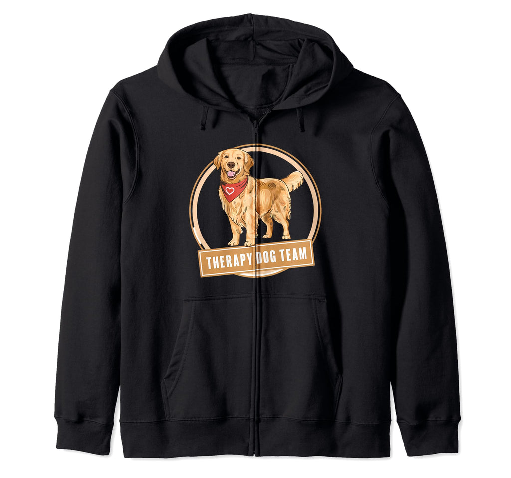 Therapy Dog Team Handler Owner Gifts T-Shirt - Streetwear Style Men Women - T-Shirt, Sweatshirt, Hoodie