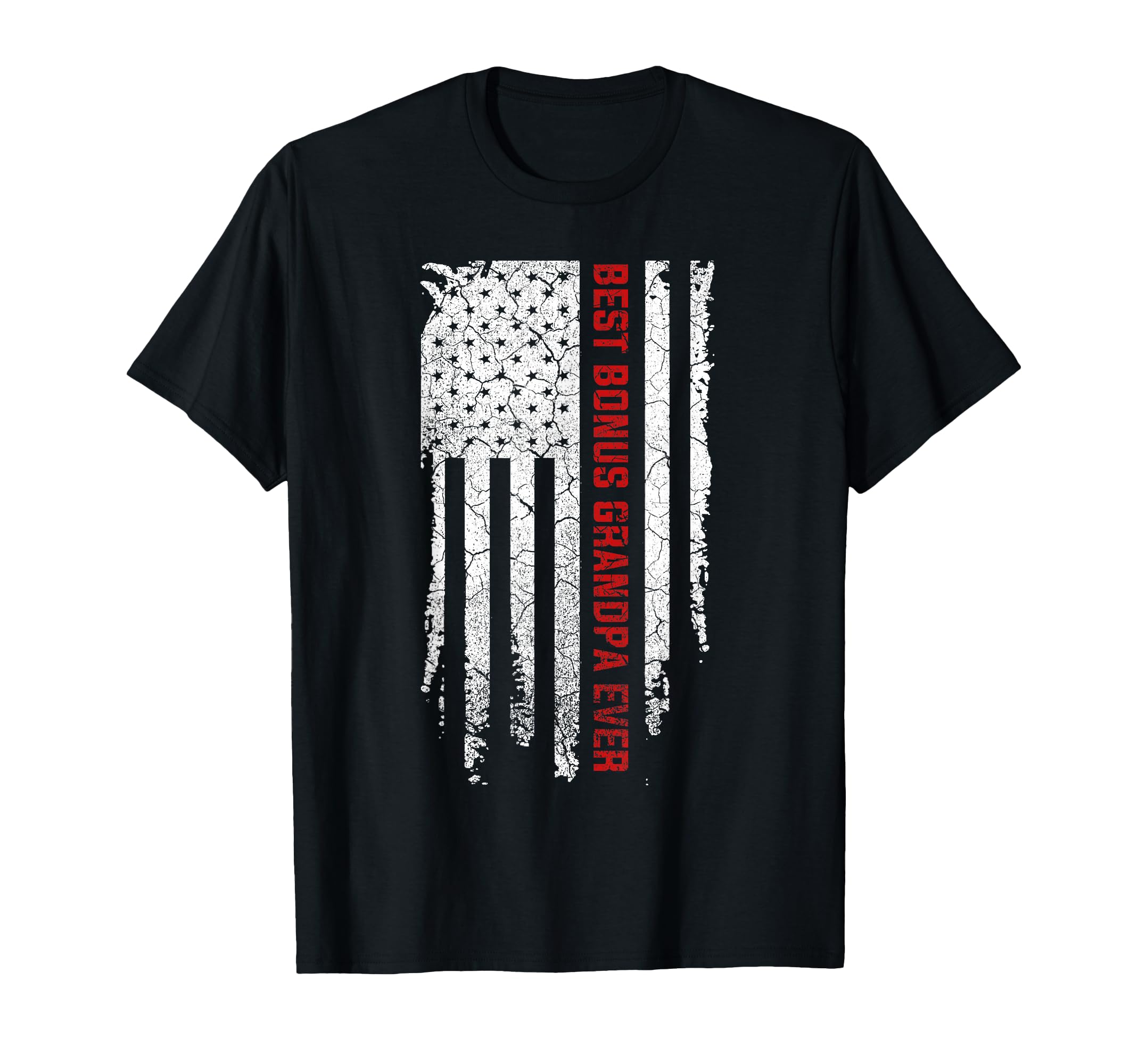 Best Bonus Grandpa Ever American Usa T-Shirt - Trendy Graphic Men Women - T-Shirt, Sweatshirt, Hoodie