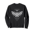 Beautiful Moth Goth Horror Sweatshirt - Graphic Print for Adults - T-Shirt, Sweatshirt, Hoodie