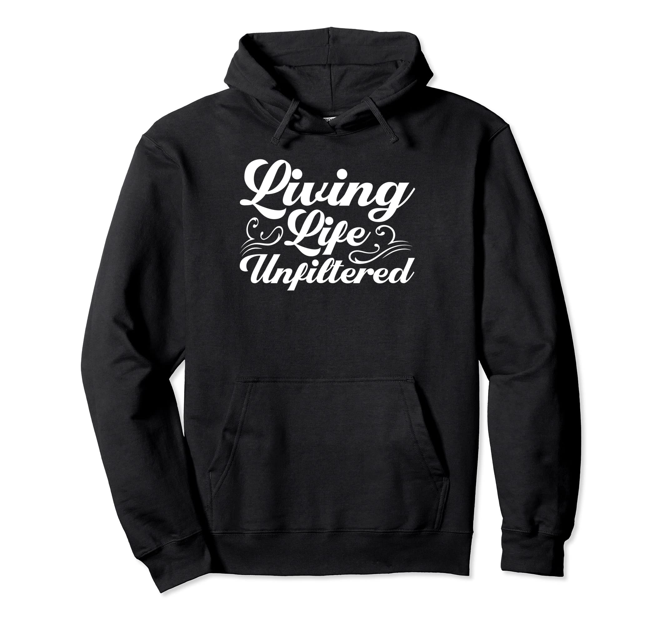 Antisocial Living Life Unfiltered Introvert Hoodie - Novelty Apparel Unisex - T-Shirt, Sweatshirt, Hoodie