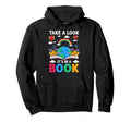 Take Its Book Reading Rainbow Hoodie - Aesthetic Graphic Men Women - T-Shirt, Sweatshirt, Hoodie