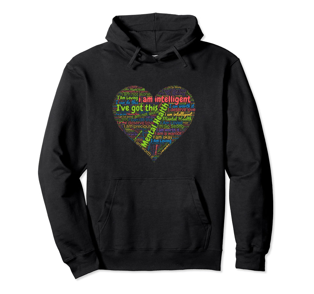 Mental Health Awareness Month Hoodie - Minimalist Print Men Women - T-Shirt, Sweatshirt, Hoodie