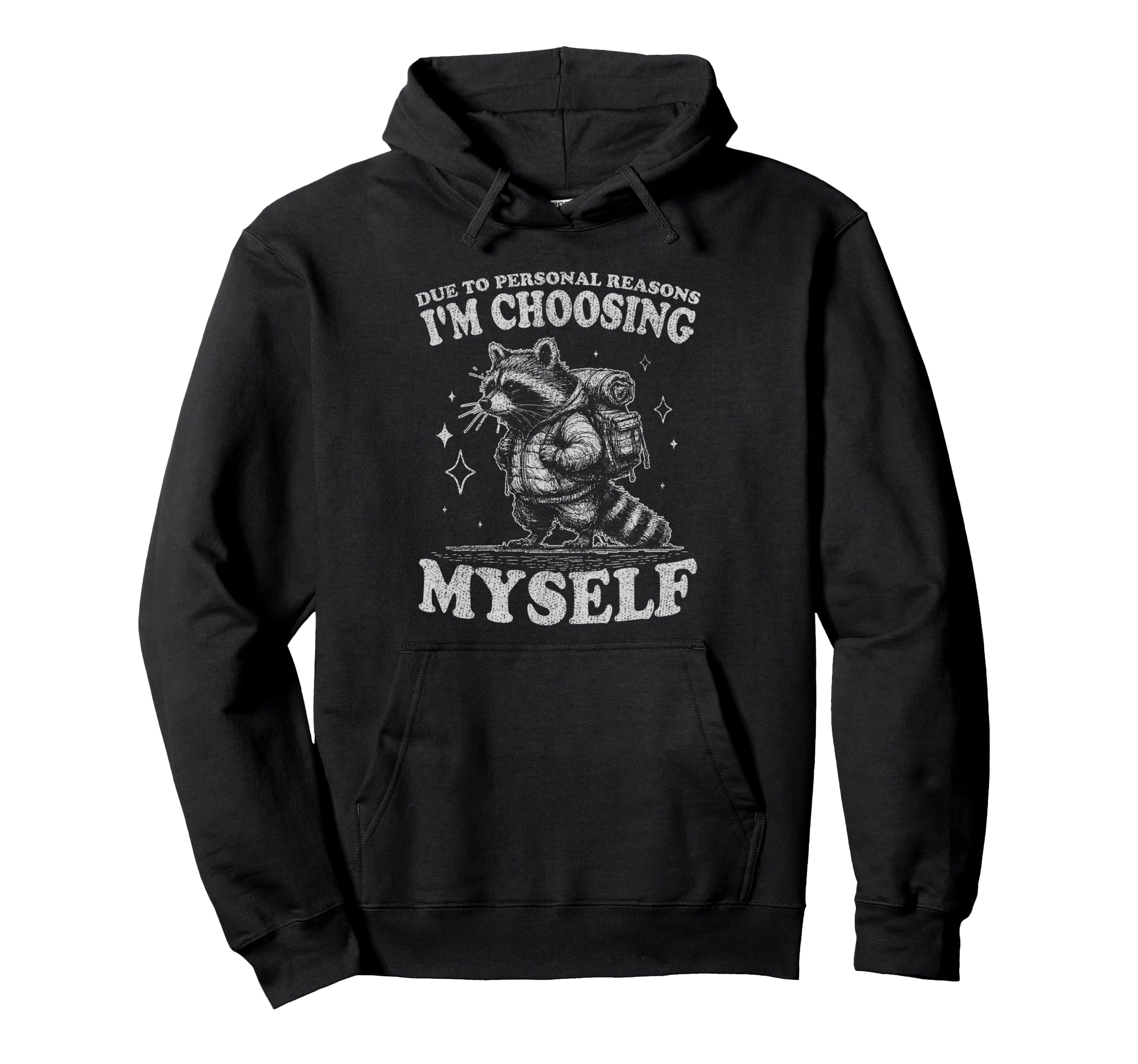 Choosing Myself Self Care Hiking Hoodie - Novelty Apparel for Adults - T-Shirt, Sweatshirt, Hoodie