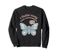Anti Social Butterfly Introvert Meme Sweatshirt - Minimalist Print Unisex - T-Shirt, Sweatshirt, Hoodie