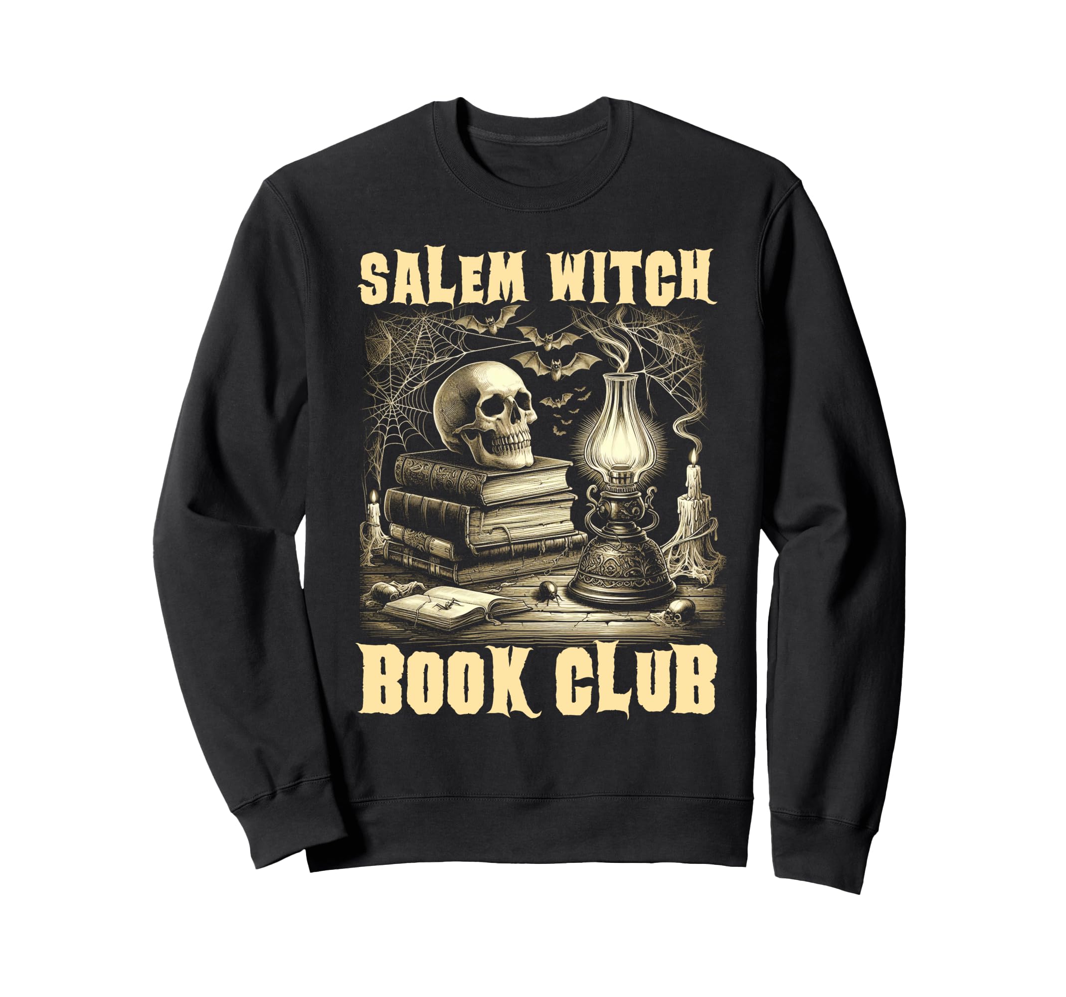 Bookish Halloween Salem Witch Sweatshirt - Casual Everyday Wear Unisex - T-Shirt, Sweatshirt, Hoodie