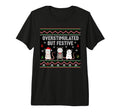 Overstimulated But Festive Opossum T-Shirt - Unique Graphic for Adults - T-Shirt, Sweatshirt, Hoodie