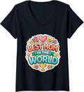 Best Mom in The World Mother's Day Mama Merch Unisex T-shirt, Sweatshirt, Hoodie, Long Sleeve Tee - T-Shirt, Sweatshirt, Hoodie