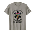 Emotional Support Human Service Dog T-Shirt - Minimalist Print Men Women - T-Shirt, Sweatshirt, Hoodie